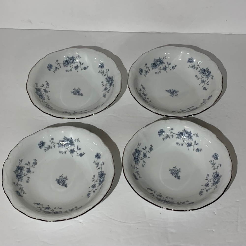Vintage Johann Haviland Dessert dishes blue floral